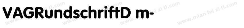 VAGRundschriftD m字体转换